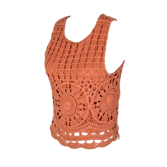 Design Lab crochet knit top - Picture 3 of 7